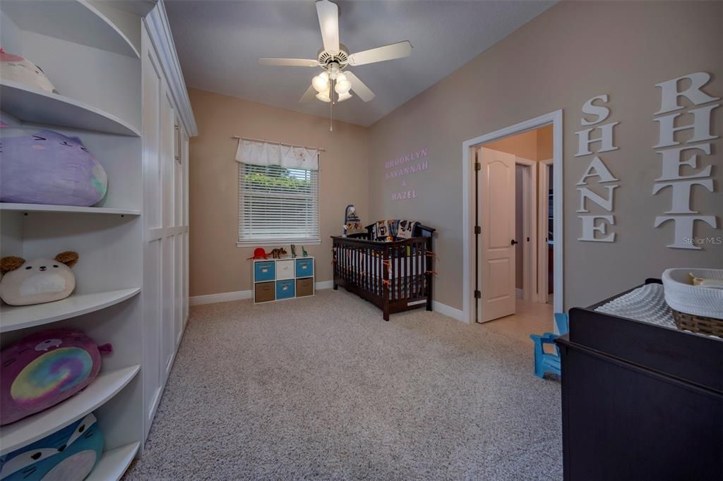 Bedroom 3 with walk in closet and Jack and Jill bath