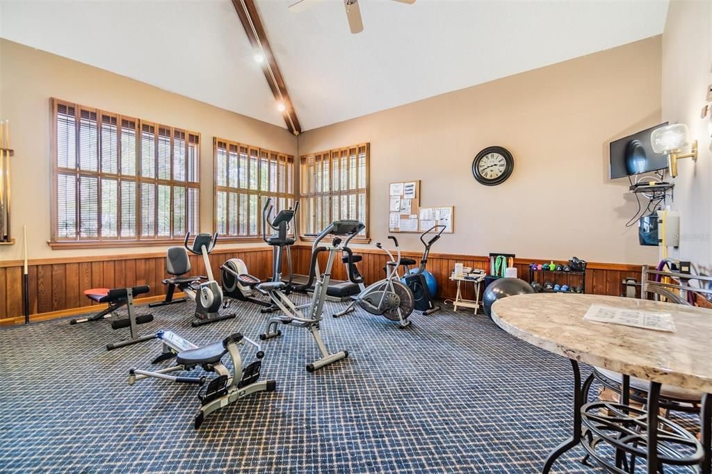 Gym in clubhouse