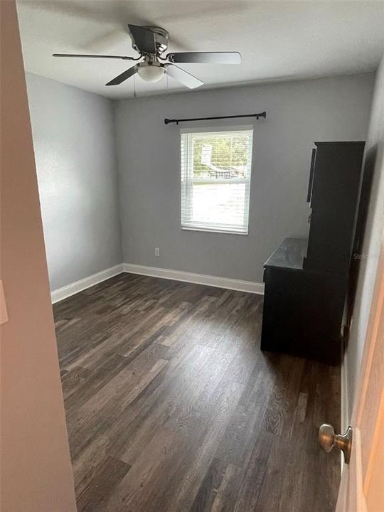 First Bedroom with light and fan