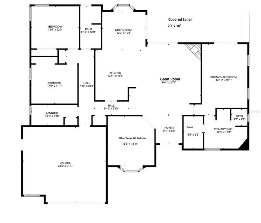 Floor Plan (approx room sizes)