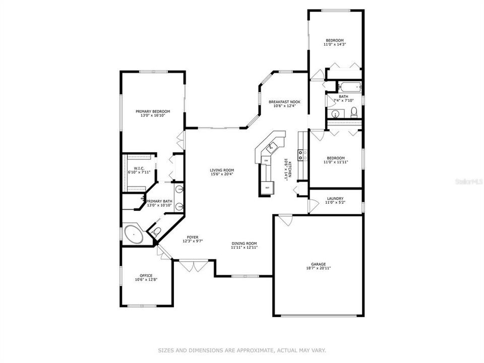 Active With Contract: $370,000 (3 beds, 2 baths, 2142 Square Feet)