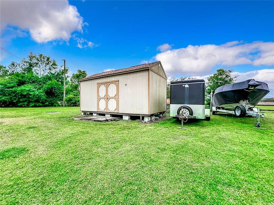 Shed for extra storage