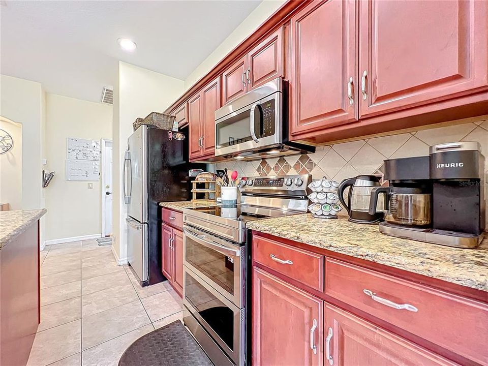 Kitchen off of the laundry room