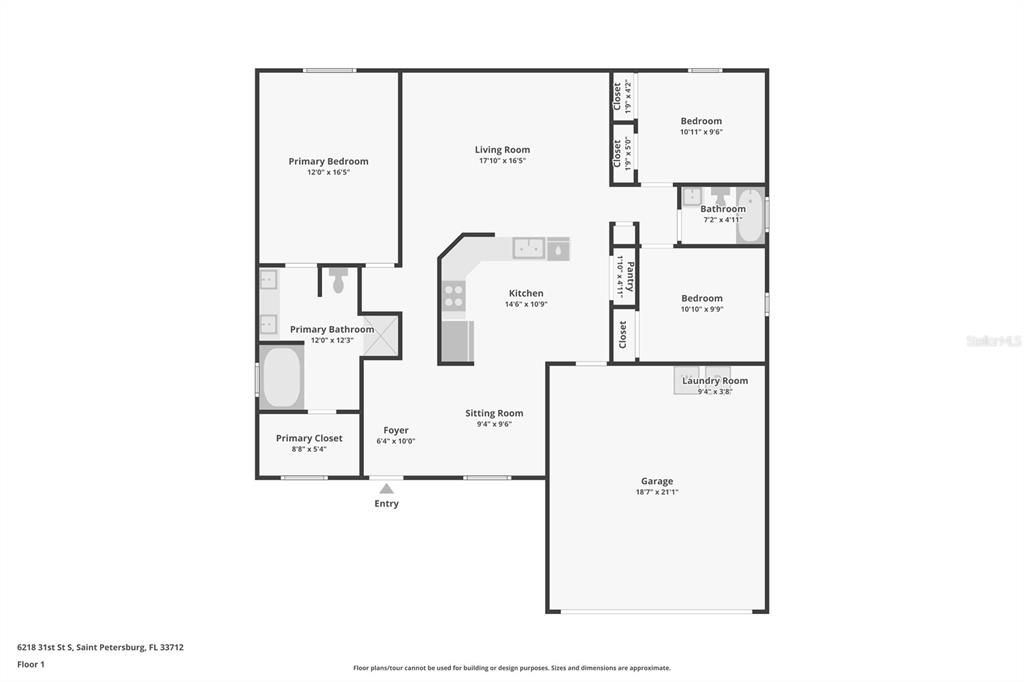 Active With Contract: $425,000 (3 beds, 2 baths, 1456 Square Feet)