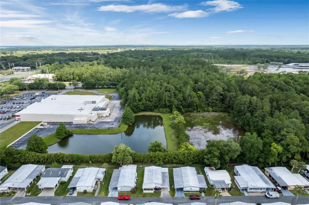 AERIAL VIEW OF 224 PINEWOOD