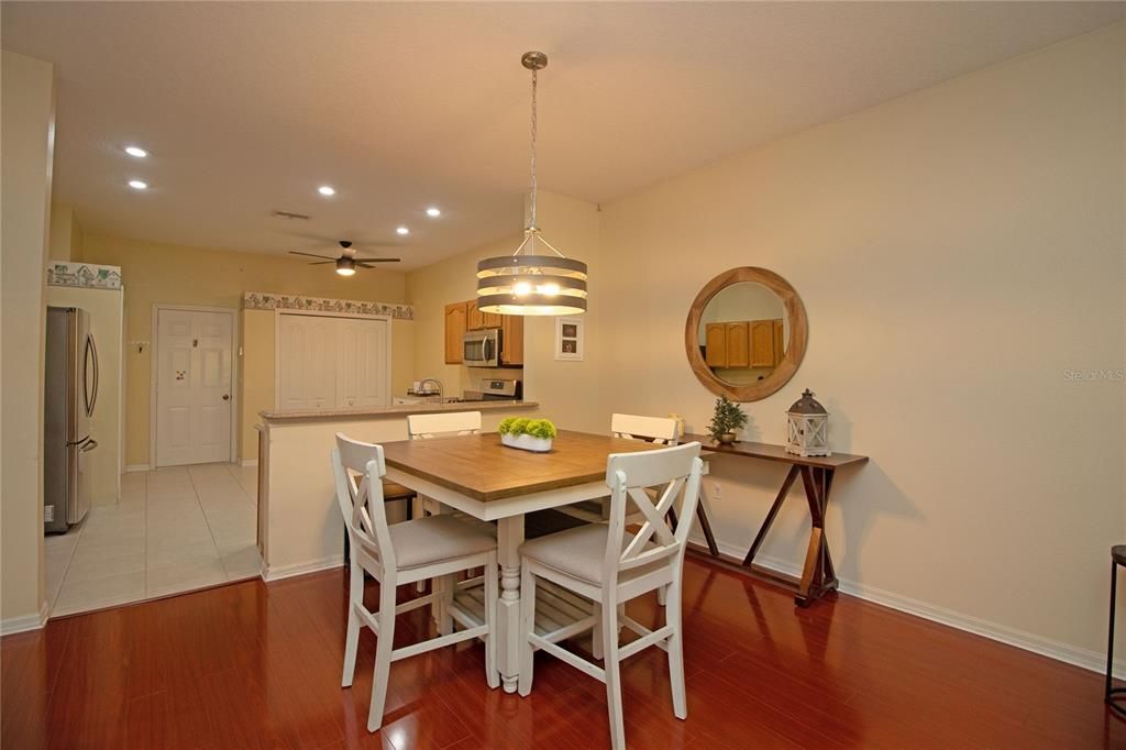 Living room & dining room