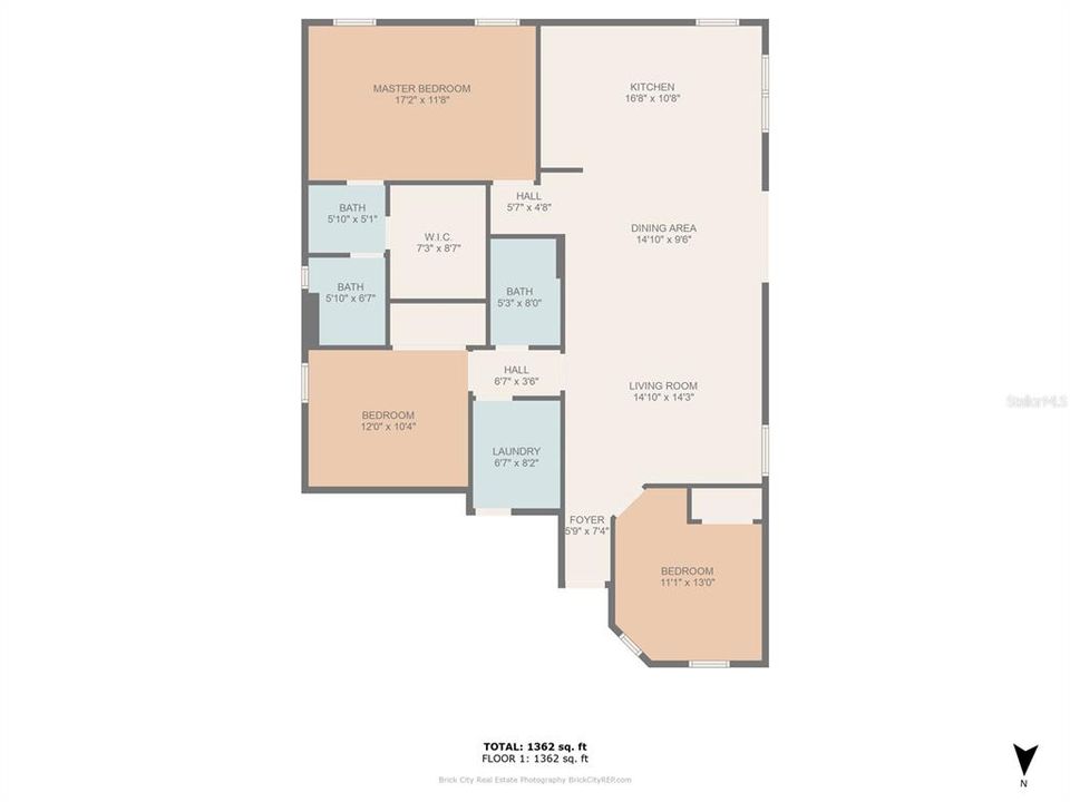 For Sale: $350,000 (3 beds, 2 baths, 1474 Square Feet)