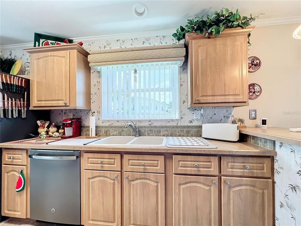 Large kitchen with plenty of cabinet sapce