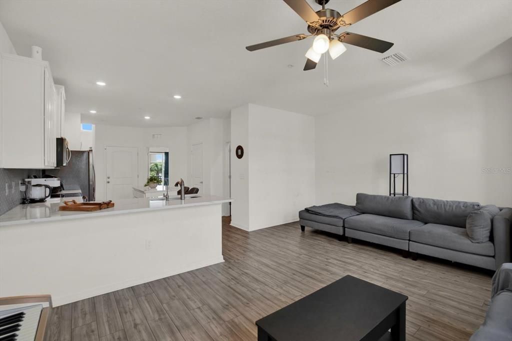 Living/Dining Room and Kitchen