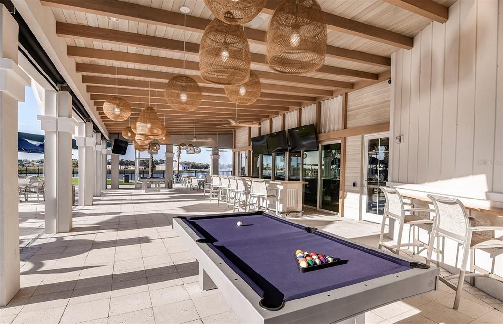 Billiards and Outdoor Bar
