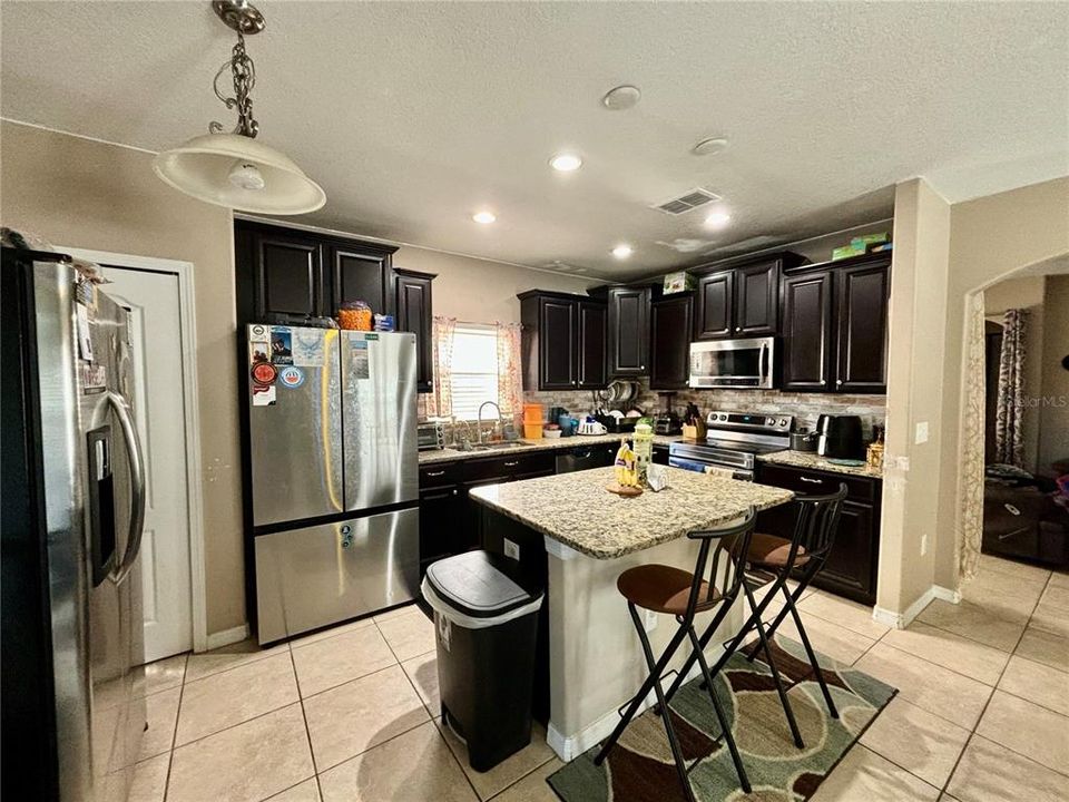 Kitchen/Family Room view