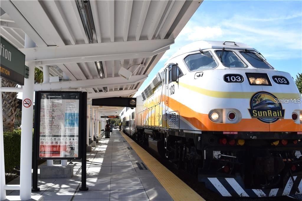 SunRail just minutes away