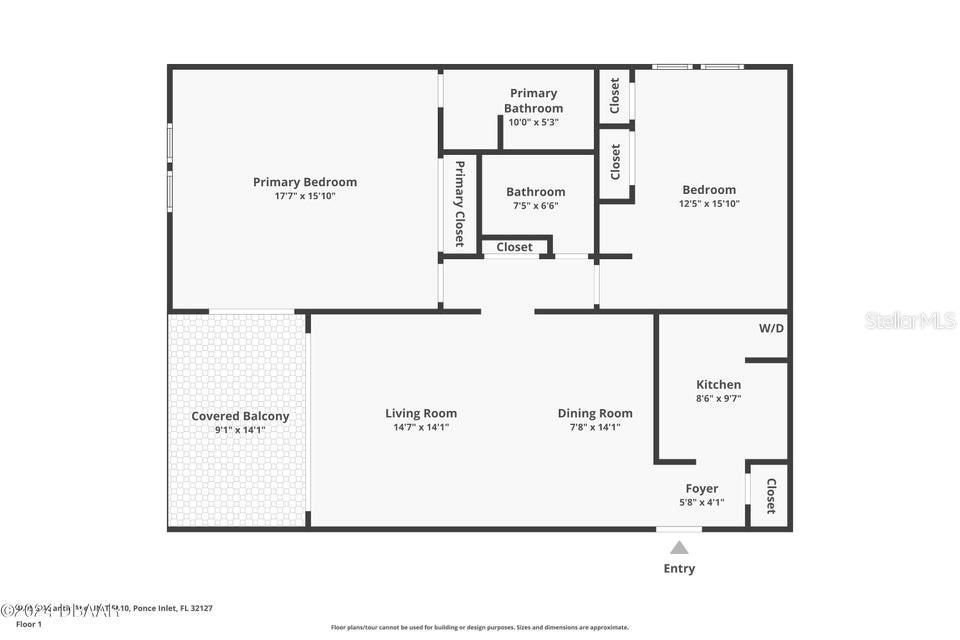For Sale: $449,000 (2 beds, 2 baths, 1100 Square Feet)