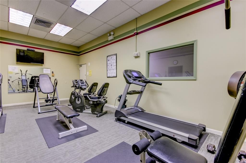 24-Hour Fitness  Room.