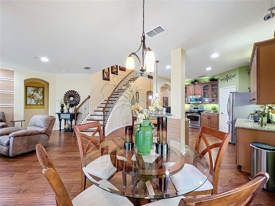 View of Living Room from Breakfast Area