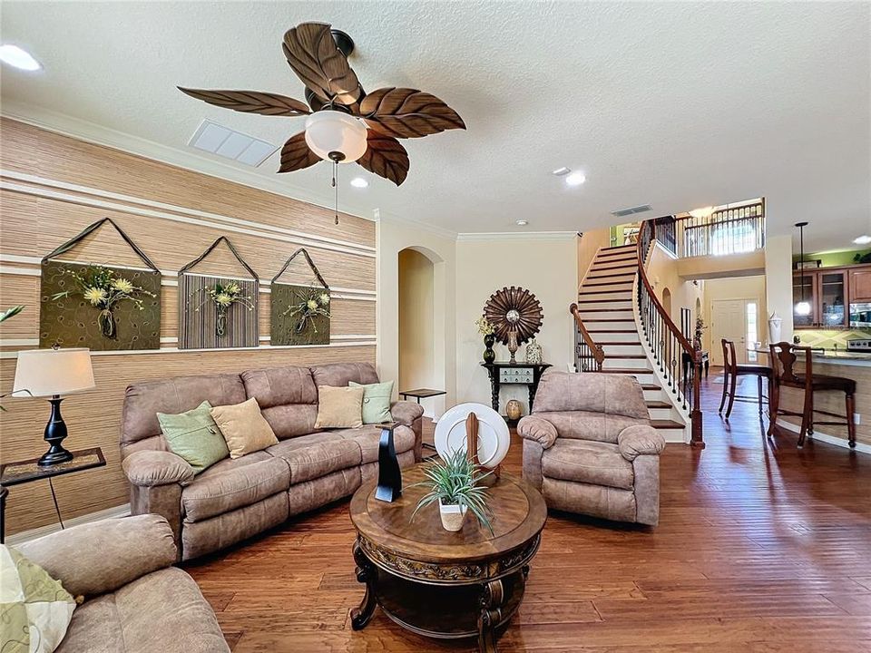 Living Room & Stairwell