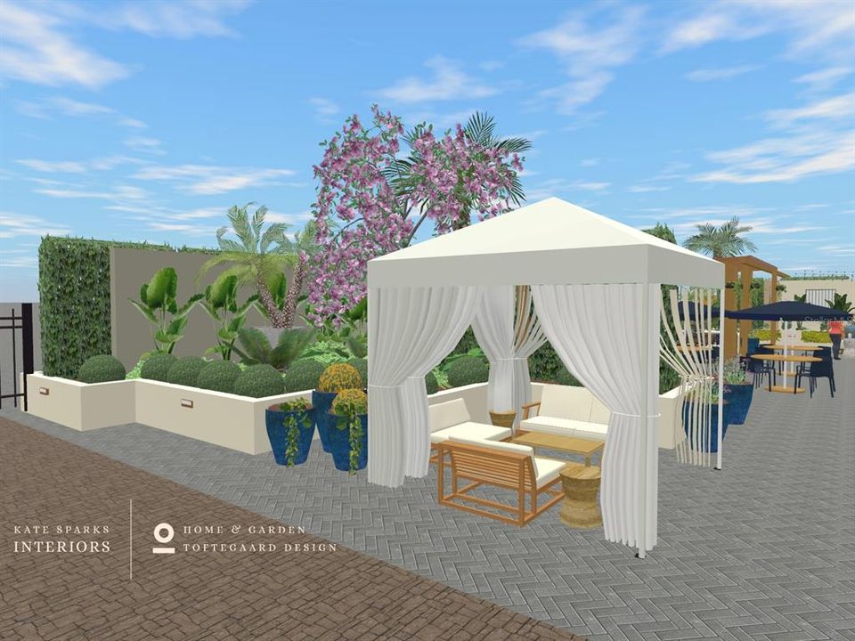 New courtyard virtual photo renderings