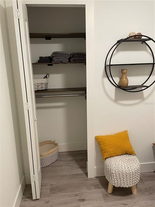 closet in 2nd bedroom