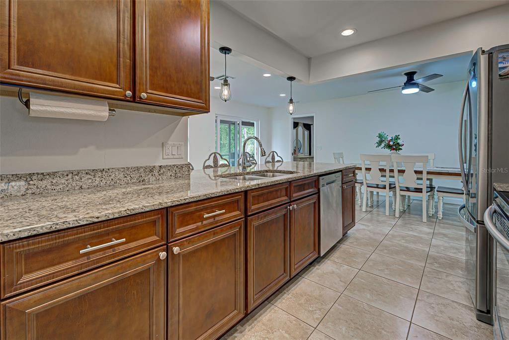 Kitchen is sure to please!  Plenty of prep and storage space.