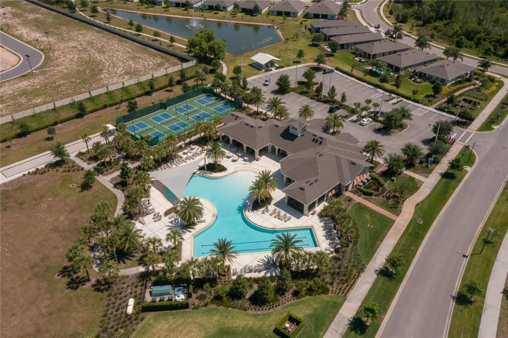 Great Amenities at Palms at Serenoa! Pool, pickleball courts, clubhouse and more!