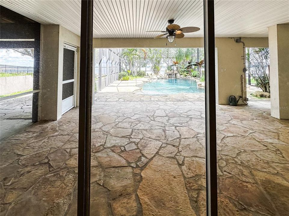 Sliding Door leading to pool-Located Downstairs