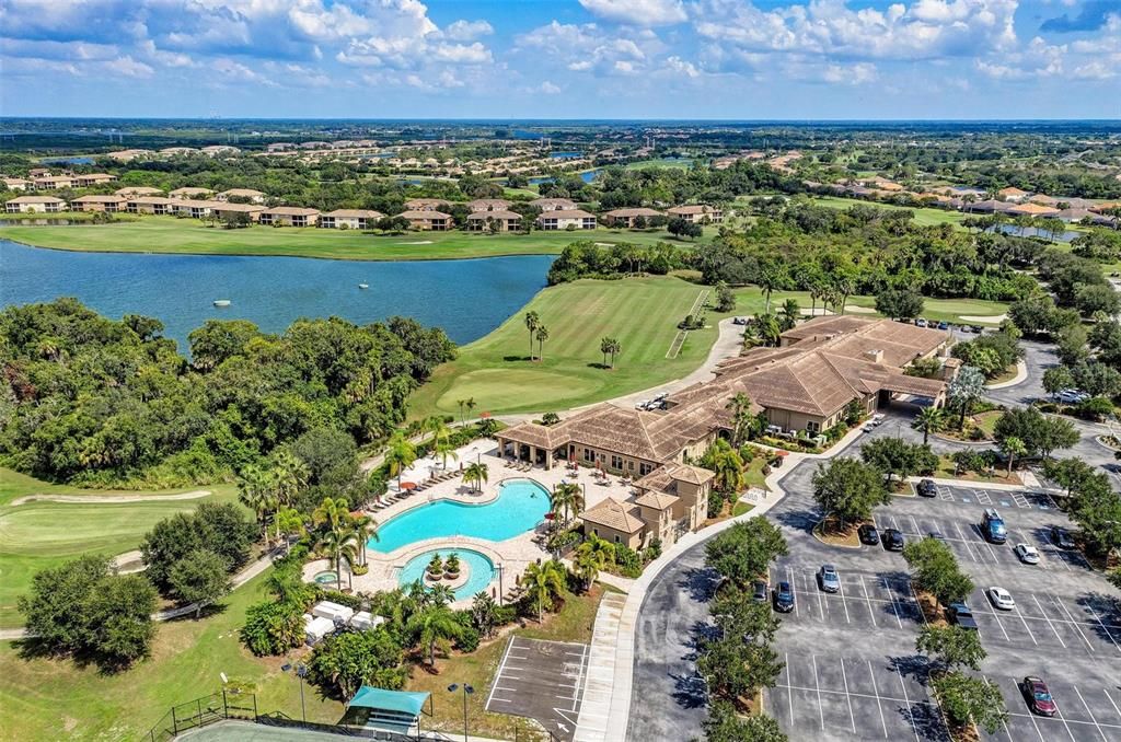 View of Clubhouse Pool and Golf Complex