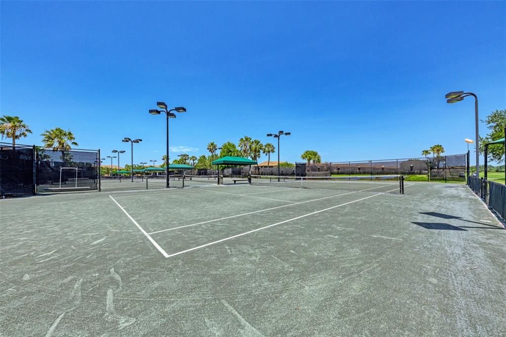 Nine Har Tru Tennis Courts