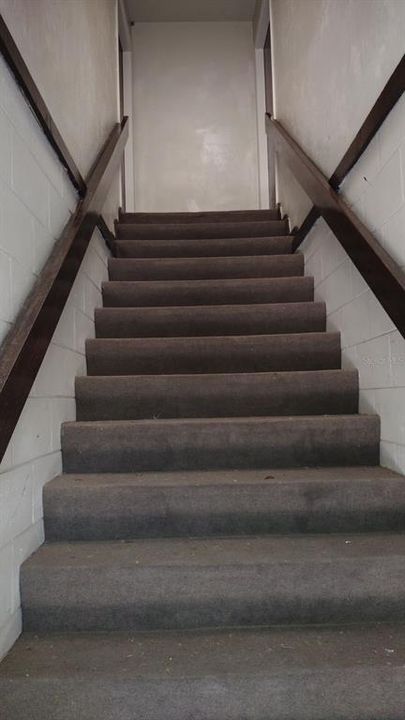 Stairs to Apt E
