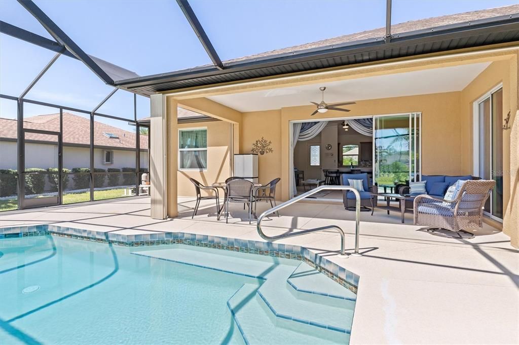 Everything about this gorgeous pool home speak to the needs of its next homeowner. Meticulous, open floor plan and all the safety features today's homes need.