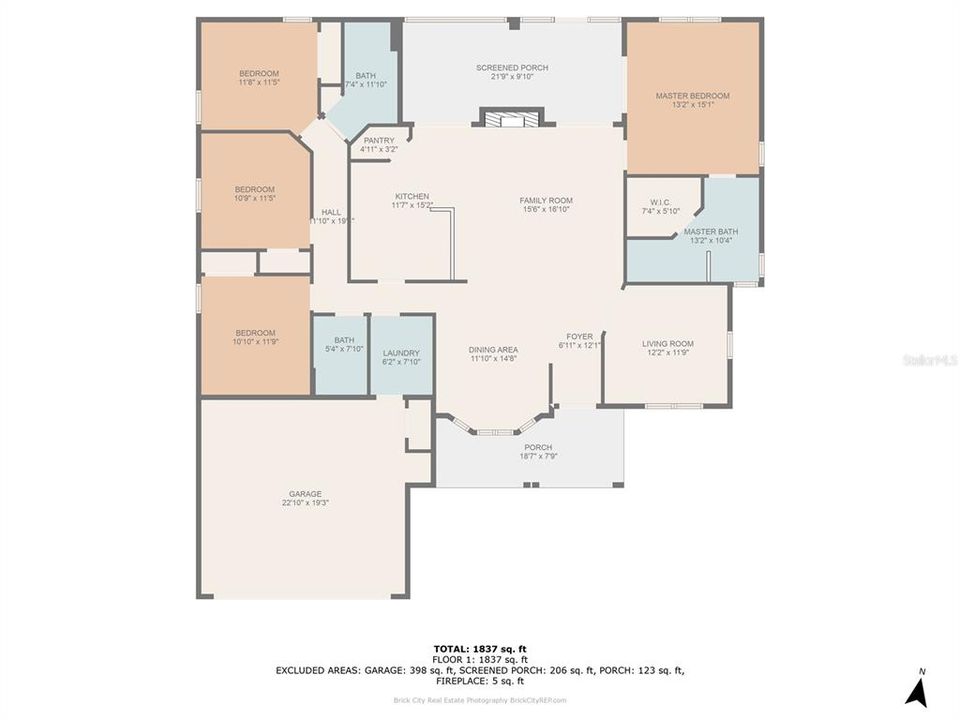 Active With Contract: $399,000 (4 beds, 3 baths, 1889 Square Feet)