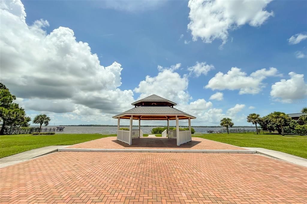 Waterside Veterans Park, just a few blocks from the Home, features a gazebo, bocce court, fitness equipment & trails