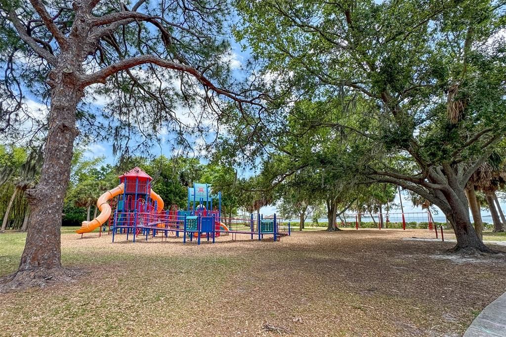 Waterfront Playground at the top of Tampa Bay at nearby R.E. Olds Park