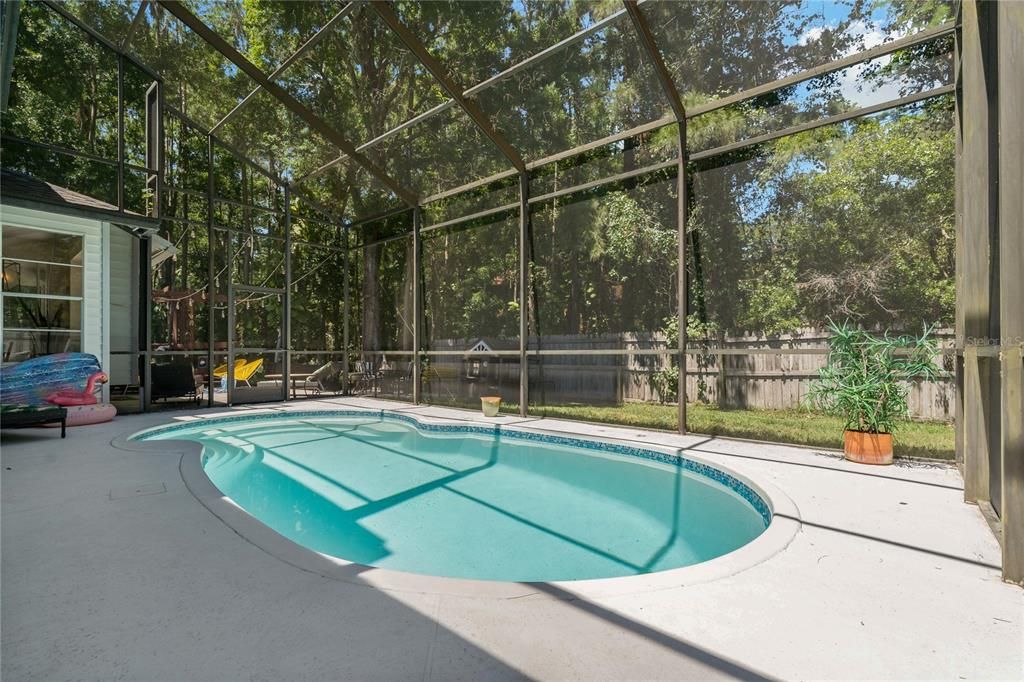 YOU WILL LOVE HAVING YOUR POOL ENCLOSED!