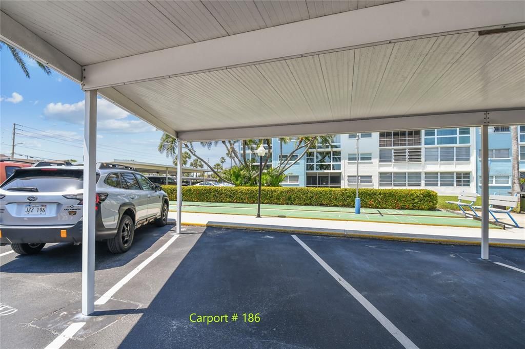 Carport Parking space 186.