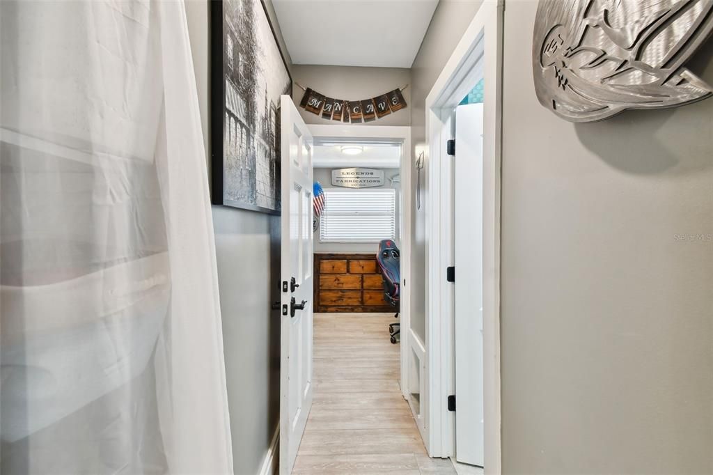 Hallway to 4th Bedroom and Laundry Room