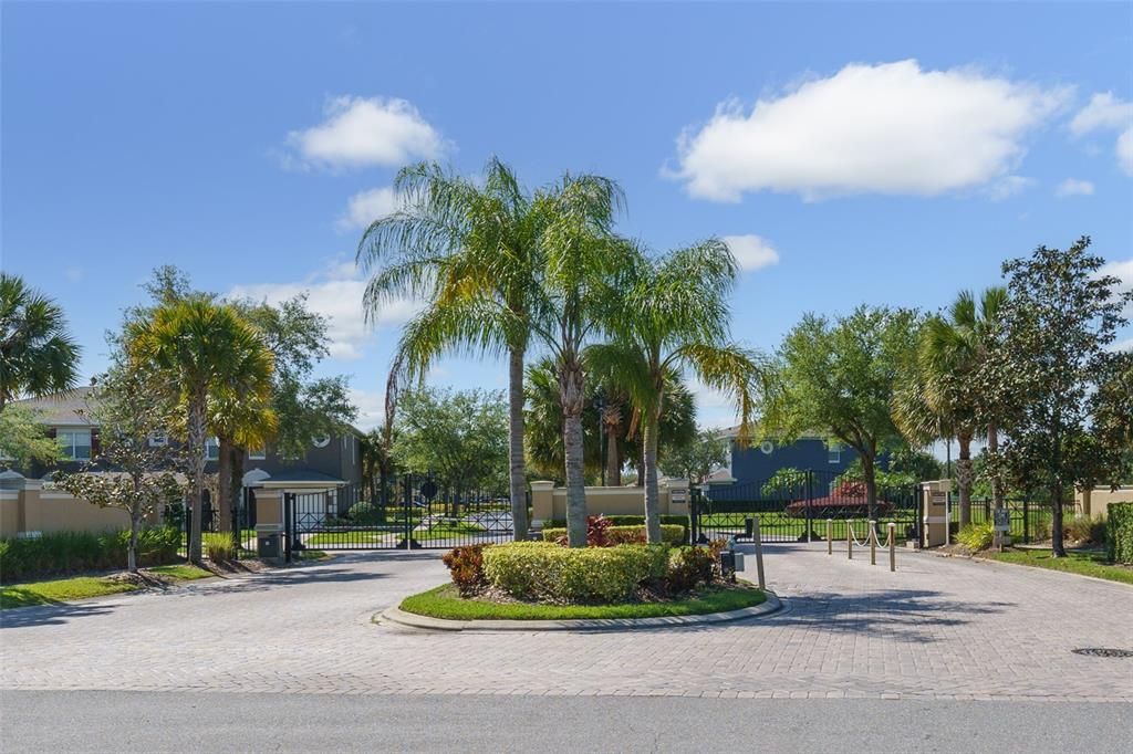 Meticulously maintained gated community