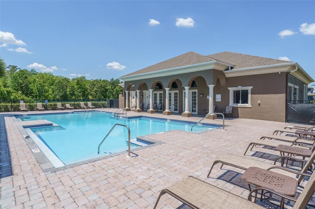 The beautiful community pool is one of many amenities.