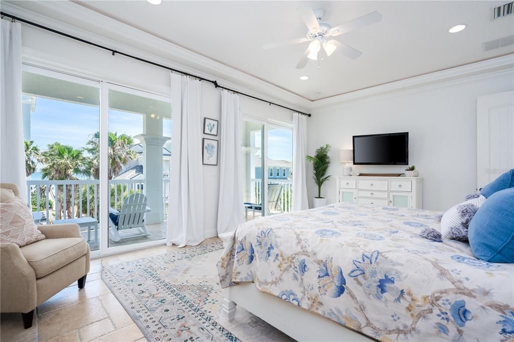 Sliding Glass Door to your private balcony.