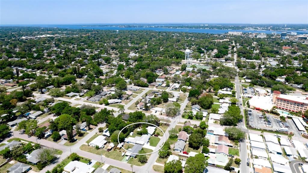 Aerial with Manatee River