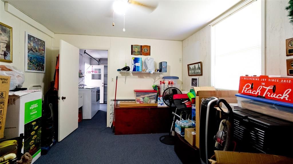 Bonus room/office in converted garage