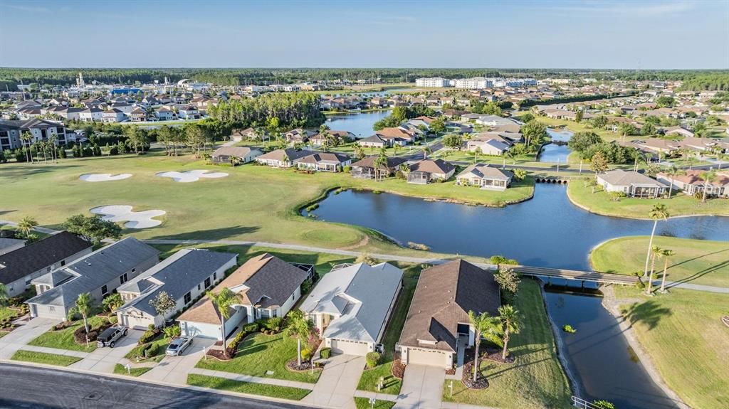 Highly sought-after 16th hole and pond view