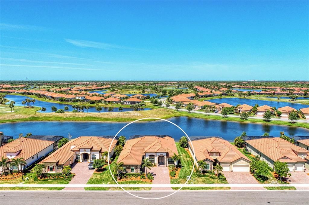 Beautiful 4 bedroom, 3 bath home on water in the golf community of Sarasota National