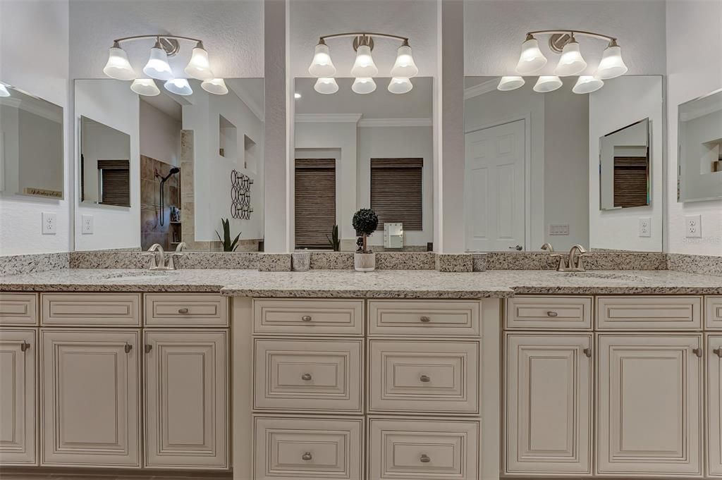 Master ensuite bath , dual sinks, soaking tub, separate shower, private water closet, truly elegant