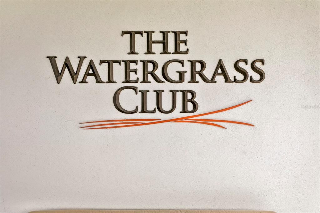 Welcome to the resort style watergrass amenities.