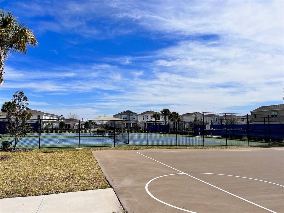 Basketball Court & Tennis court
