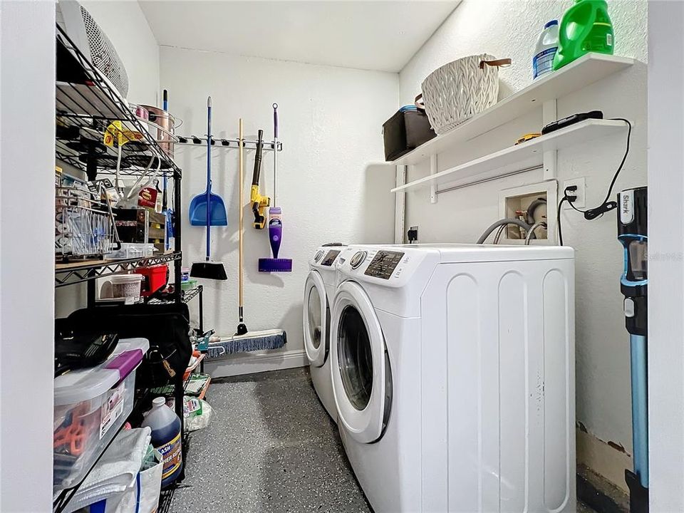 WALK IN LAUNDRY ROOM - WASHER AND DRYER INCLUDED