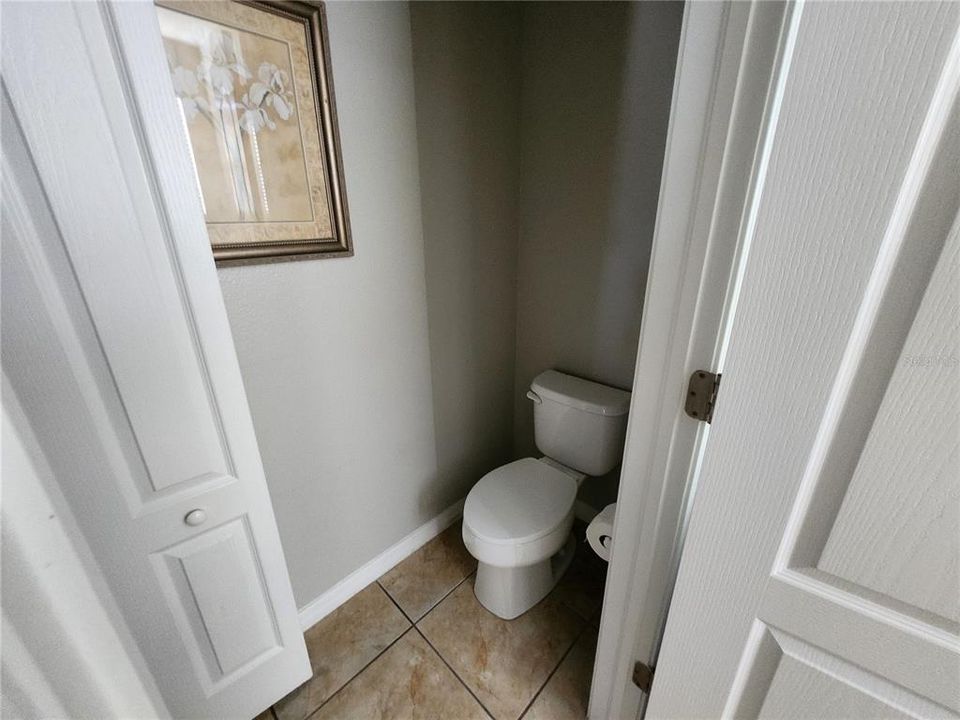 Private toilet in the master room