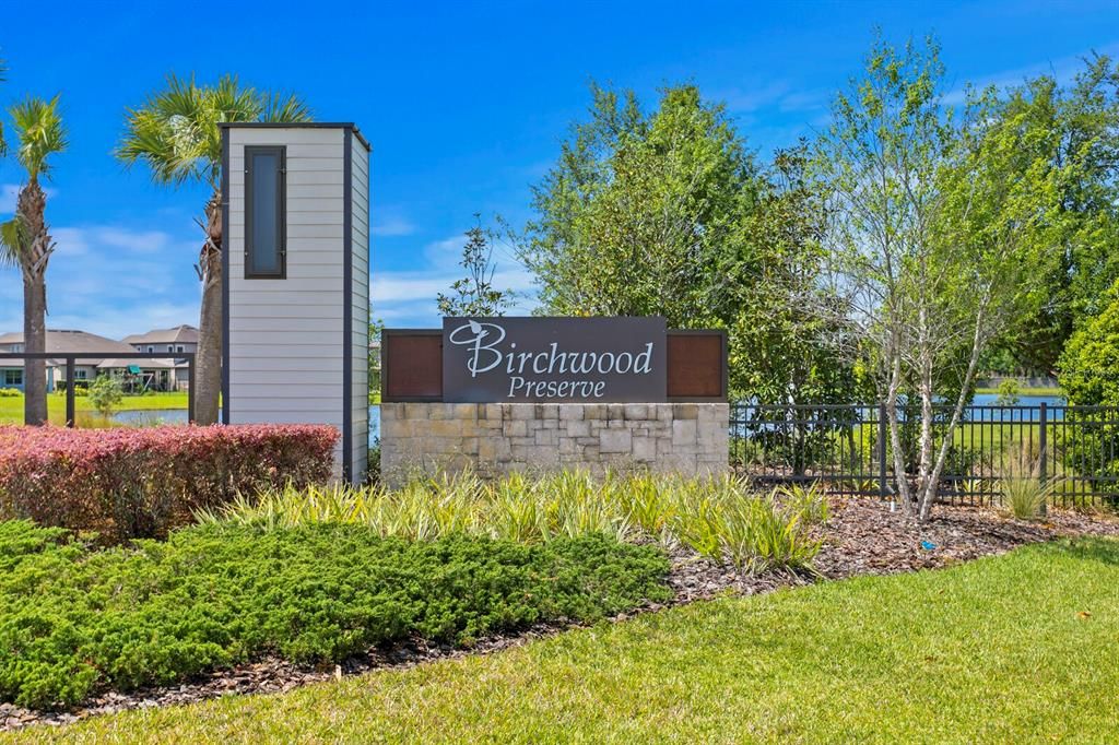 This home is located in the gated community of Birchwood Preserve