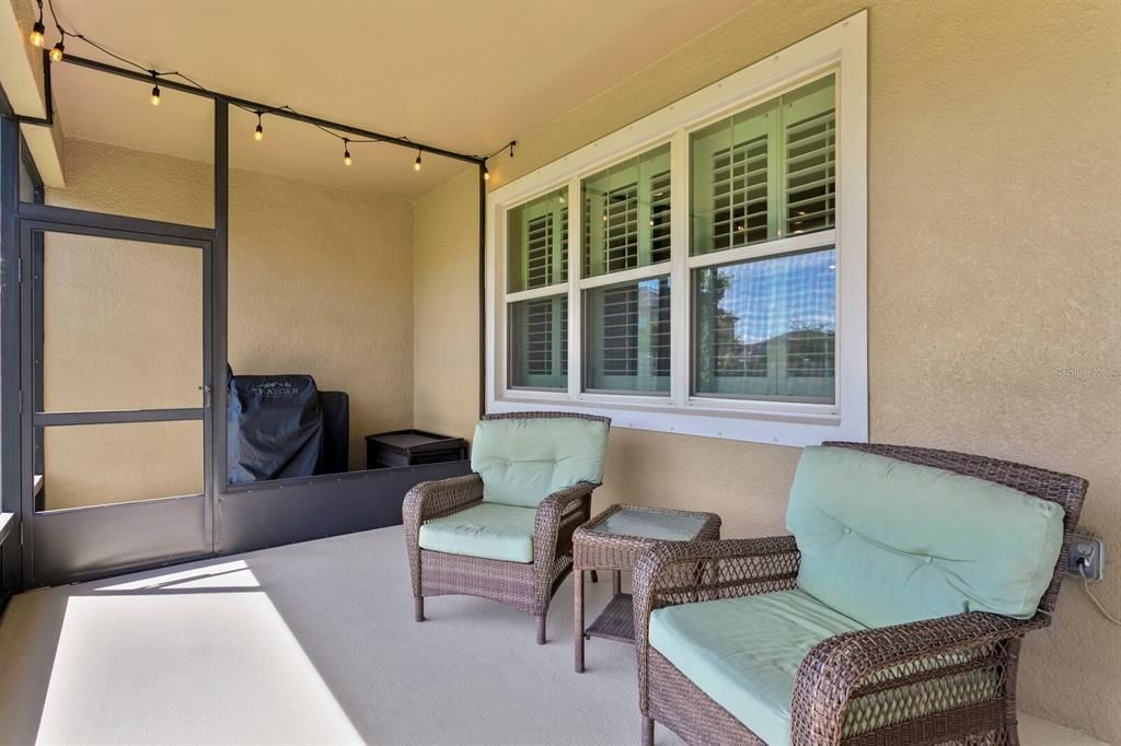 Relax on your screened lanai