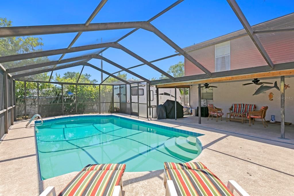 Enjoy the Florida sun next to your private pool